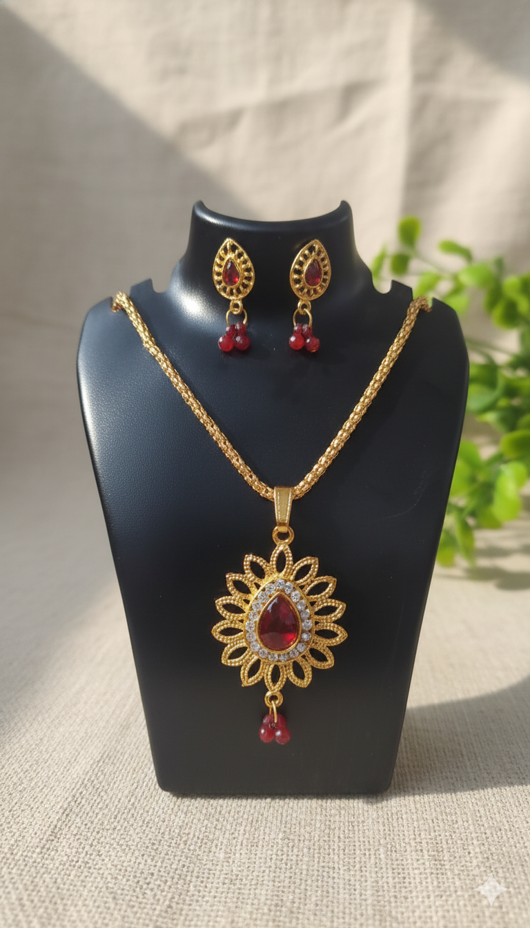 Bohemian Statement Tribal Necklace | Oxidized Gold & Multi-Color Beads