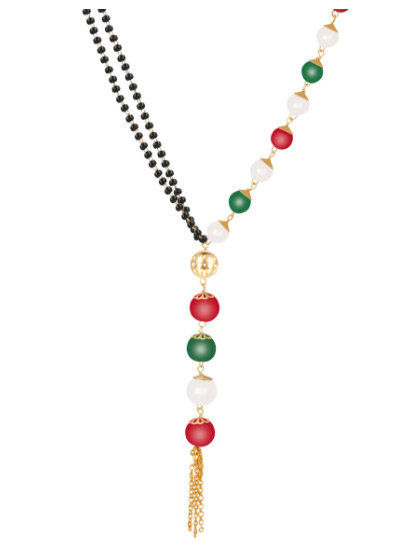 Elegant Gold Butterfly Mangalsutra Pendant