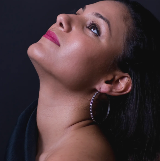 Elegant Oxidised Silver Earrings with Pink Stones & Pearls