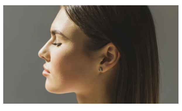 Textured Gold-Plated Teardrop Stud Earrings
