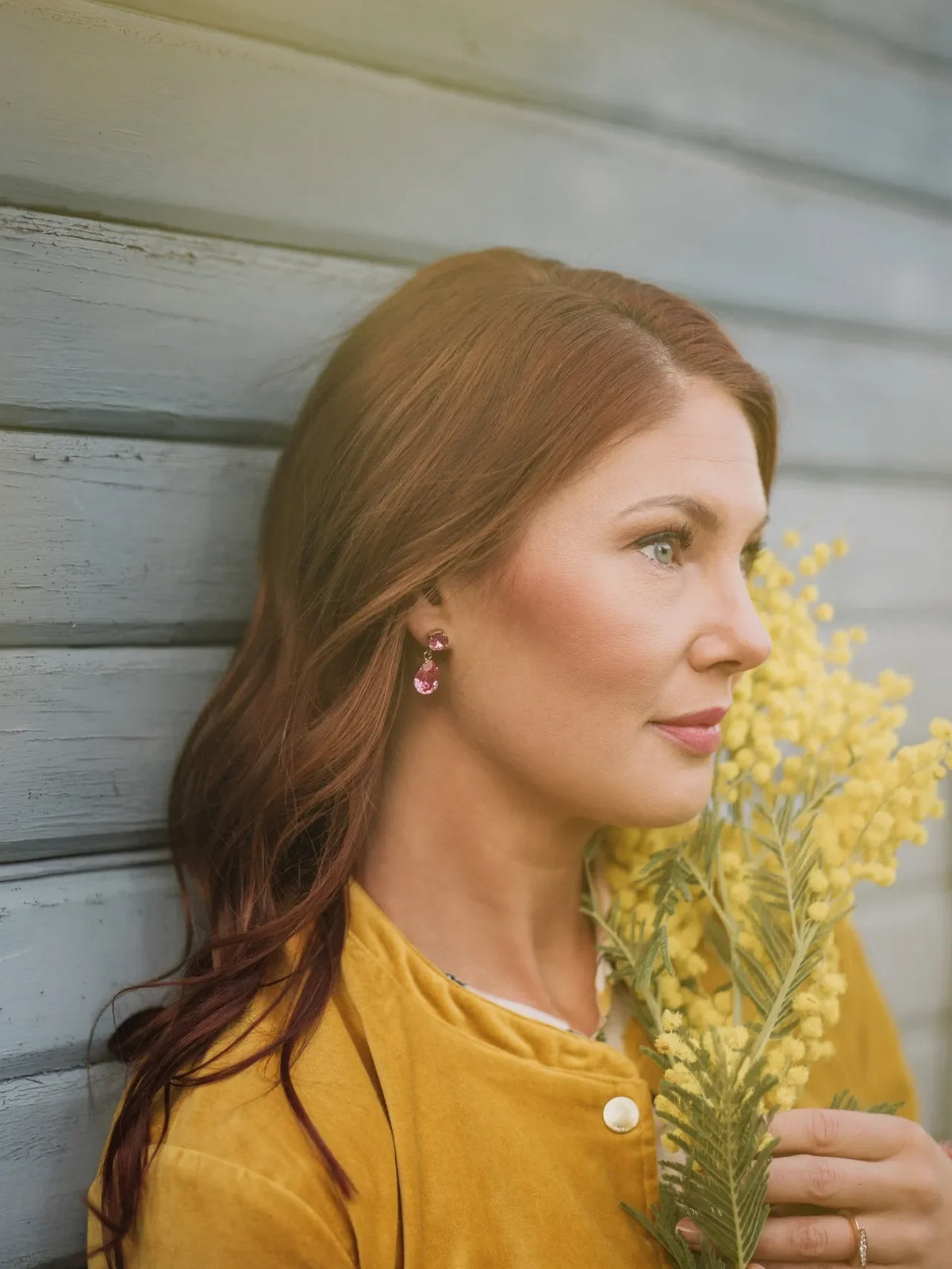 Styling the Blossom Elegance Floral Drop Earrings