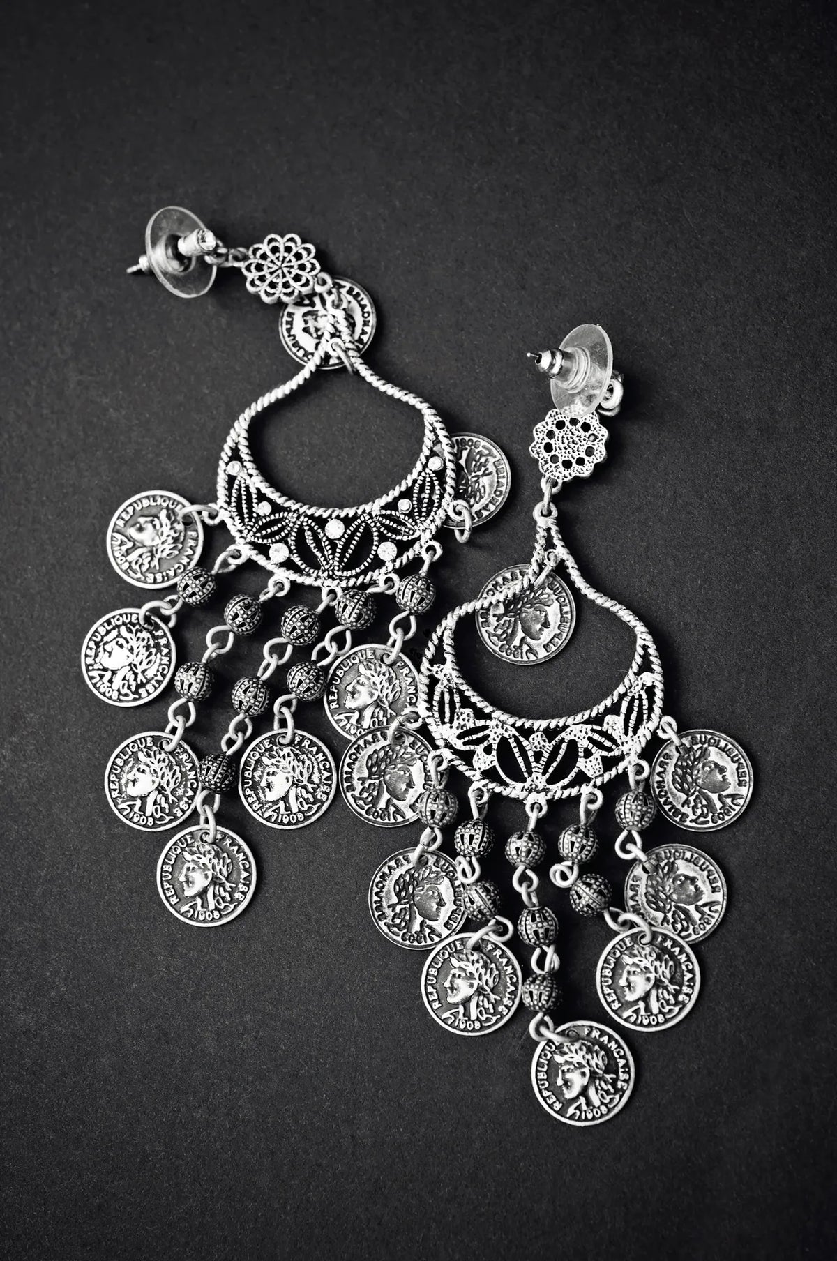 Elegant Silver-Tone Chandbali Earrings Guide
