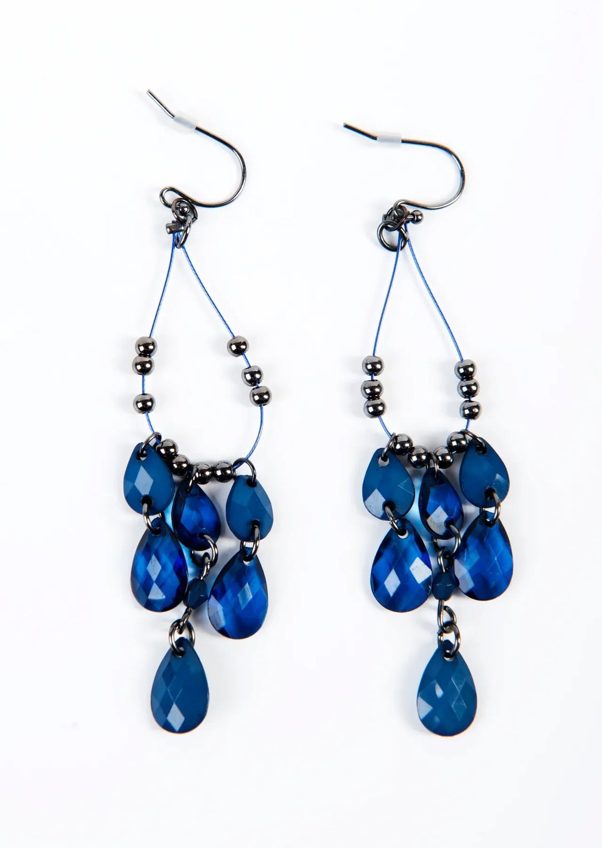 Royal Blue Teardrop Jewelry Set