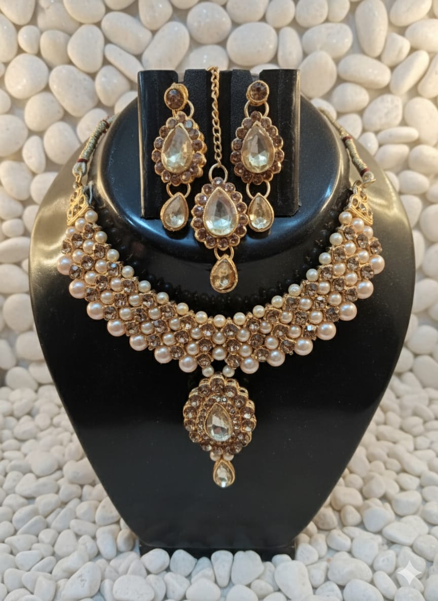 Heavy Bridal Jewellery Set | Full Dulhan Set Online | PEARLO’S