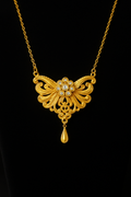 Gold-Toned Mangalsutra Pendant Design for Women | Pearlo’s Jewellery|