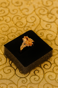 Elegant Rose Gold Marquise Cut Artificial Ring for Women | Premium Party Wear Jewellery by |PEARLO'S|