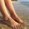 PEARLOS Premium Gold-Finish CZ Anklet for Women | Elegant Anti-Tarnish Payal by Multi Edge Exports Pvt Ltd| PEARLOS|
