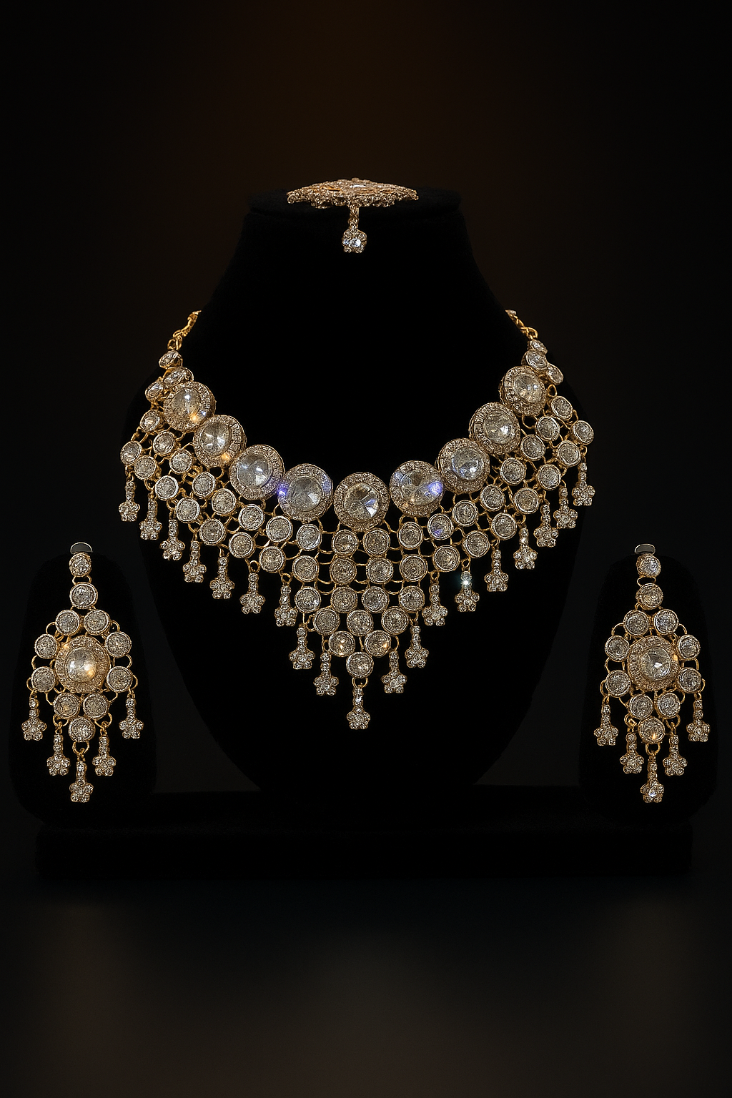 Gold Look Bridal Jewellery Set | Traditional Wedding Set | PEARLO’S