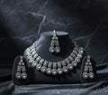 Diamond Look Choker Necklace Set for Women|PEARLOS|